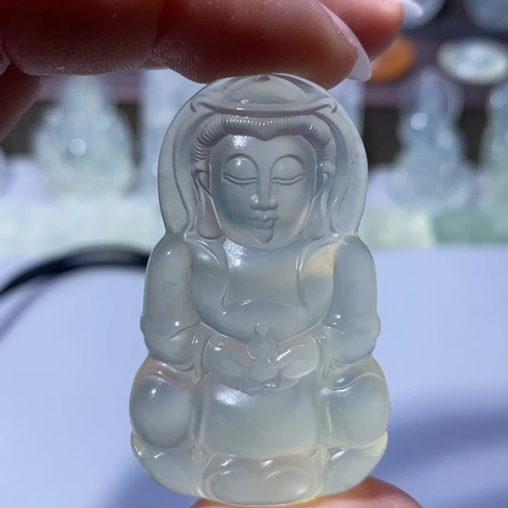 岫玉未镶嵌吊坠吊坠