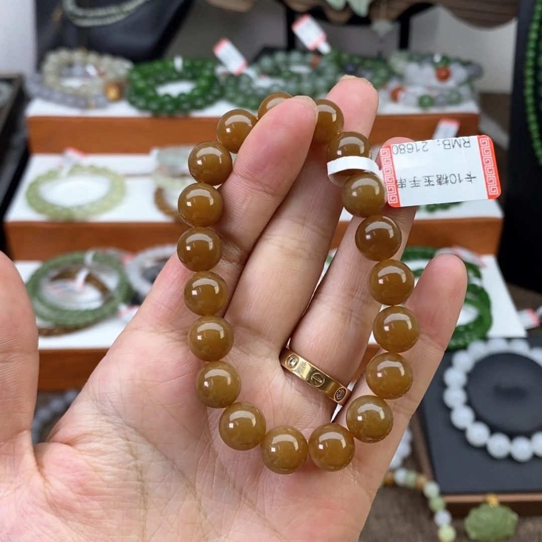 和田玉手串未镶嵌