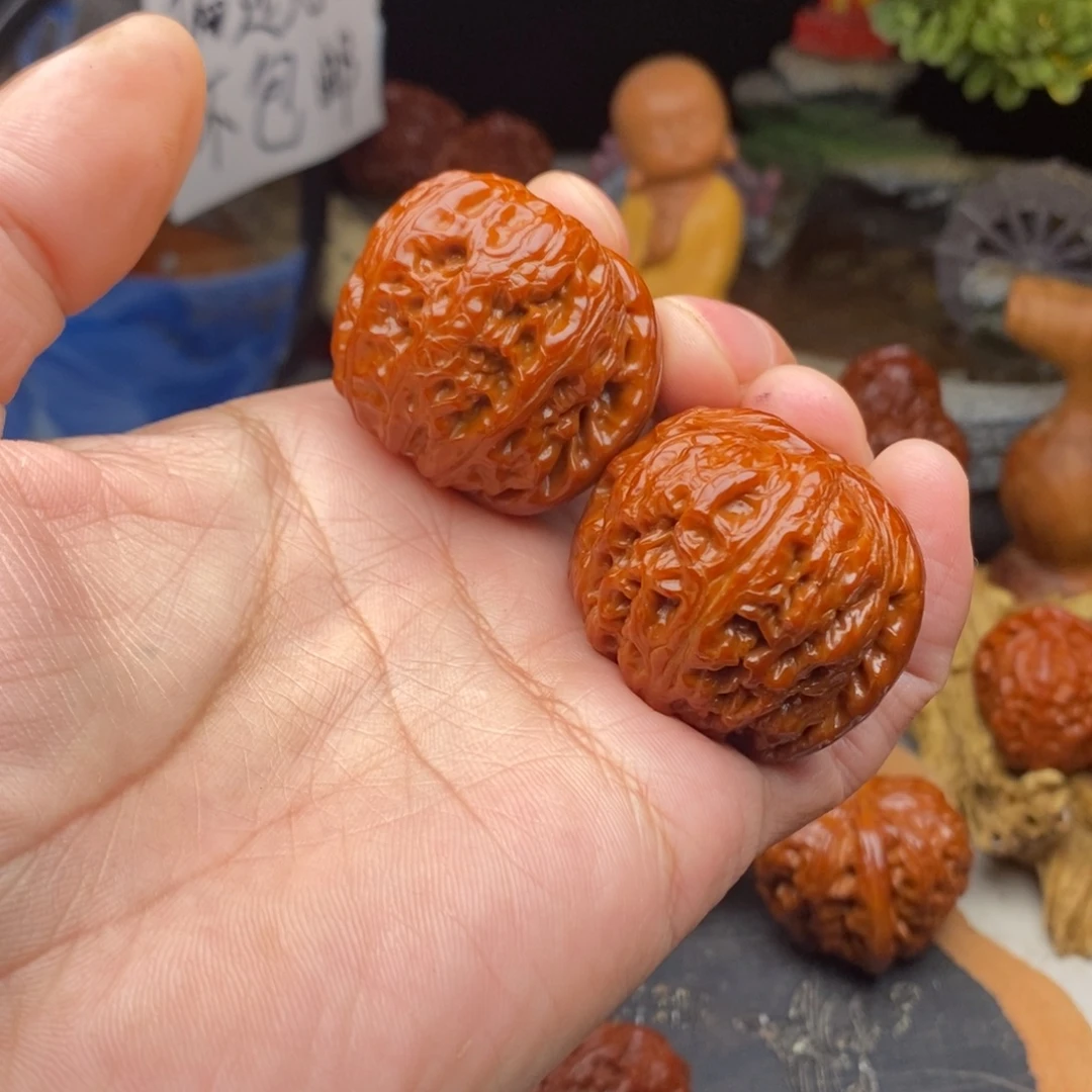 诺***文玩核桃把件元宝