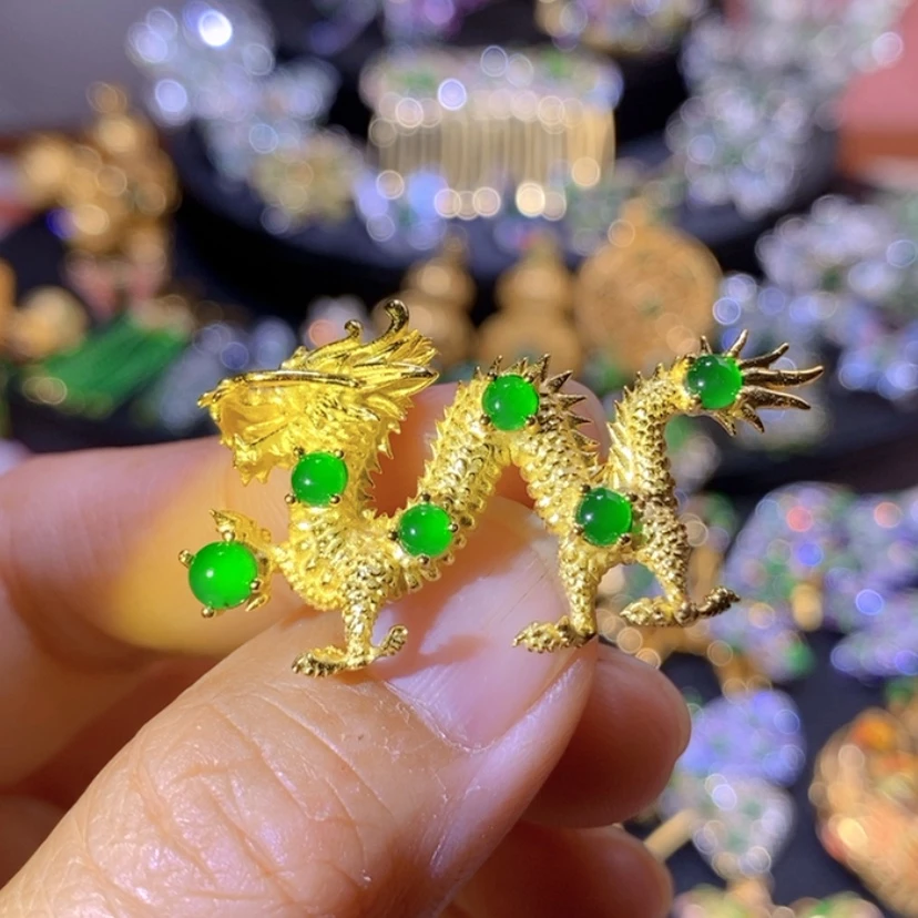 【闪购商品】银S925镶嵌挂件翡翠