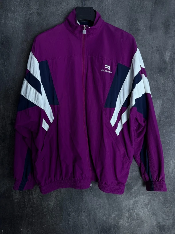 全新未使用 Balenciaga/巴黎世家 36码*1/刺绣冲锋衣外套/00422