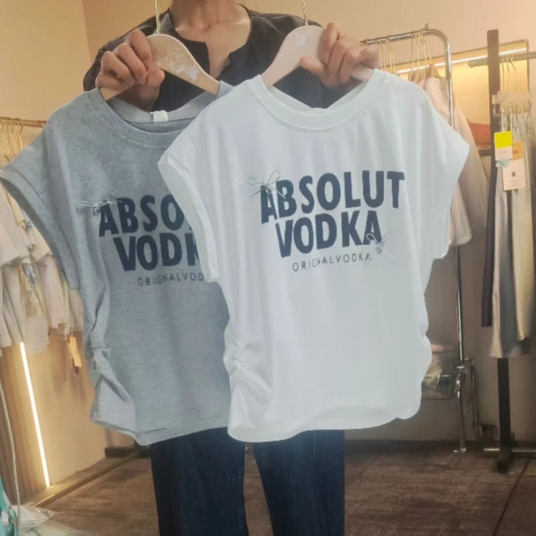 89818 夏款两个蝴蝶结宽肩背心