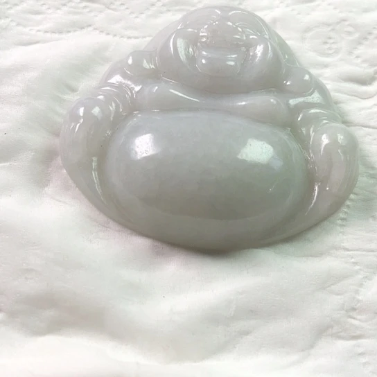 心***量翡翠未镶嵌颈饰吊坠