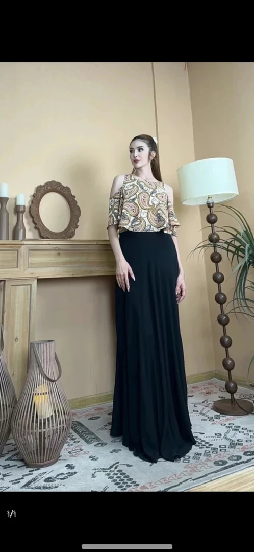 GIFLONA腰果花连衣裙