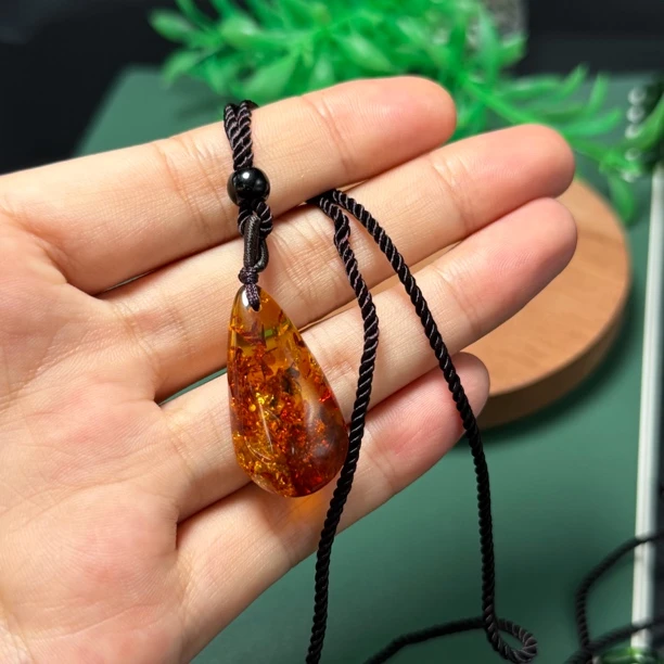 首饰袋 ER  天然吊坠