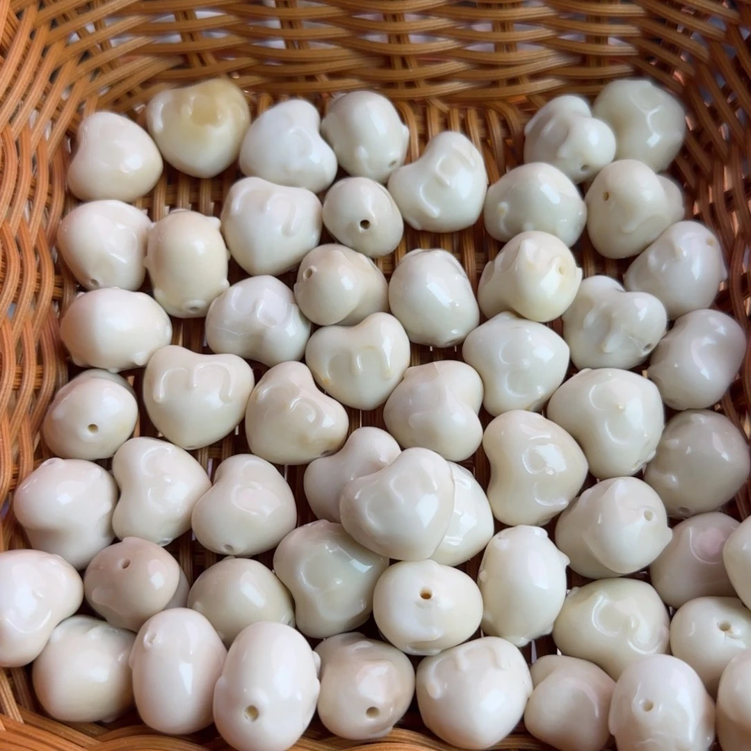 菩提根/象牙果吊坠微瑕牙果巧克力爱心10颗