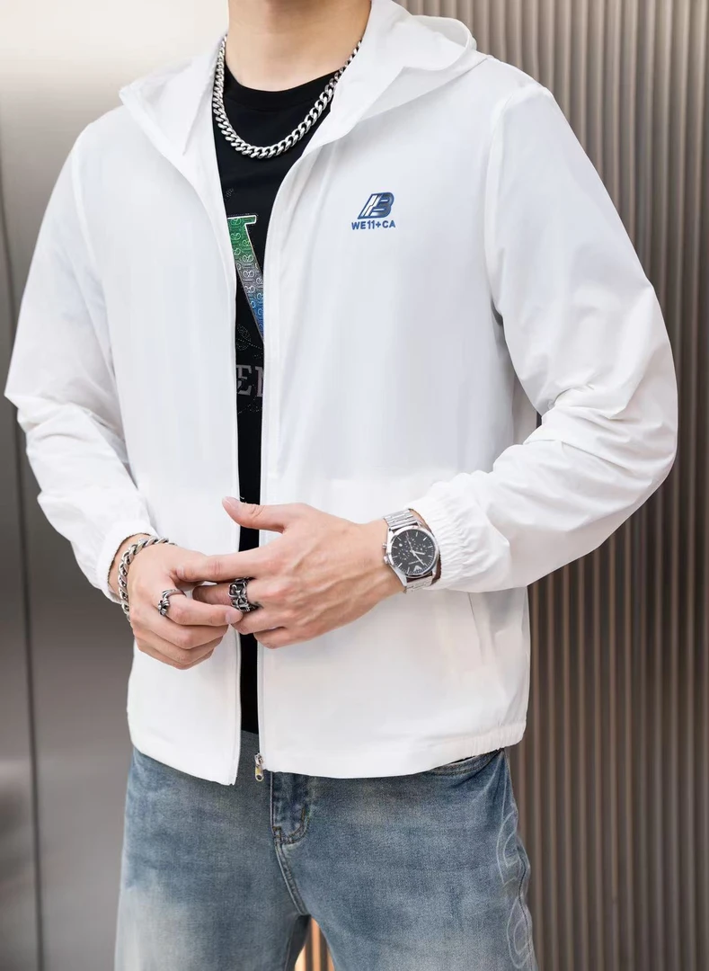 男士冰丝防晒衣夏季超薄透气外套舒适防晒服户外夹克