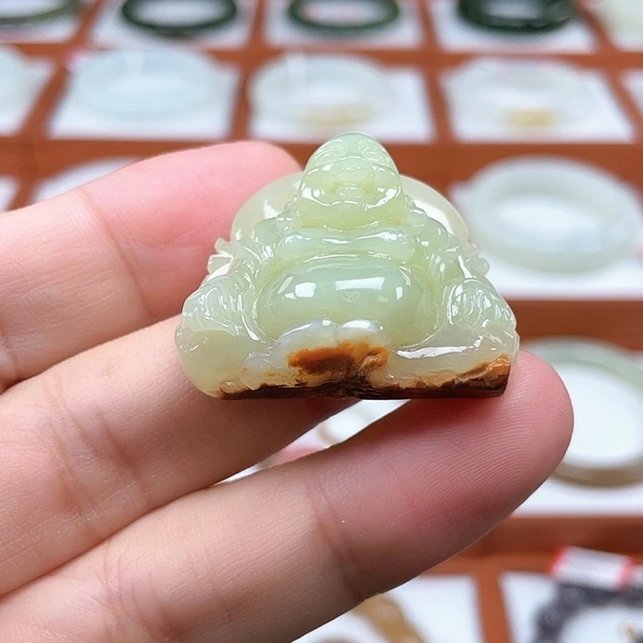岫岩河磨玉（透闪石质玉）未镶嵌颈饰