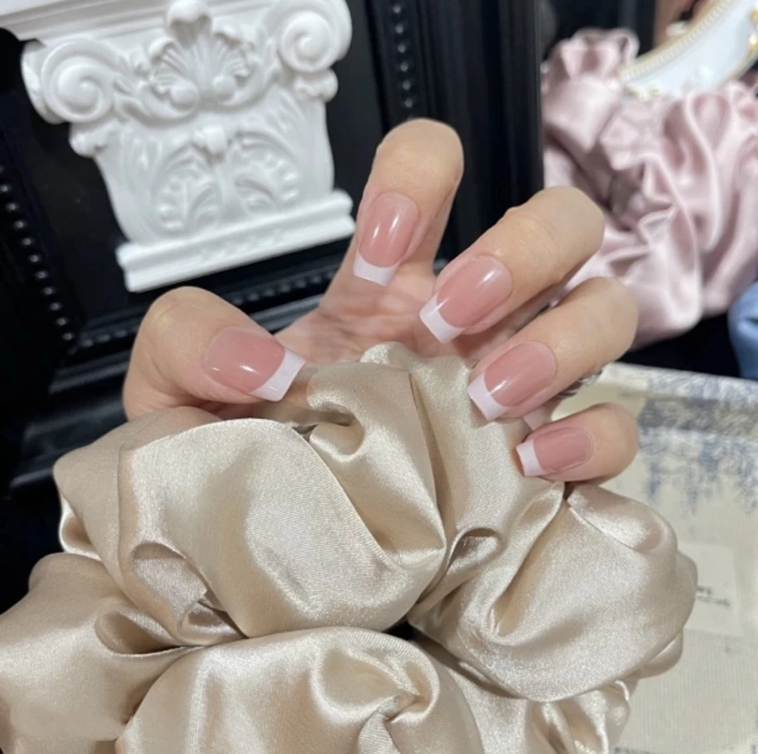 【98】法式草莓奶盖显白气质2.0新中方穿戴甲