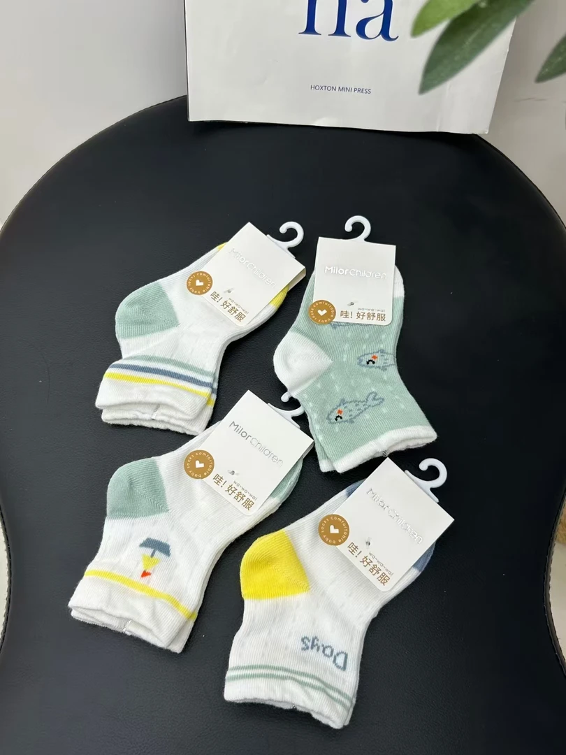 儿童袜子单双编码尺码9-19