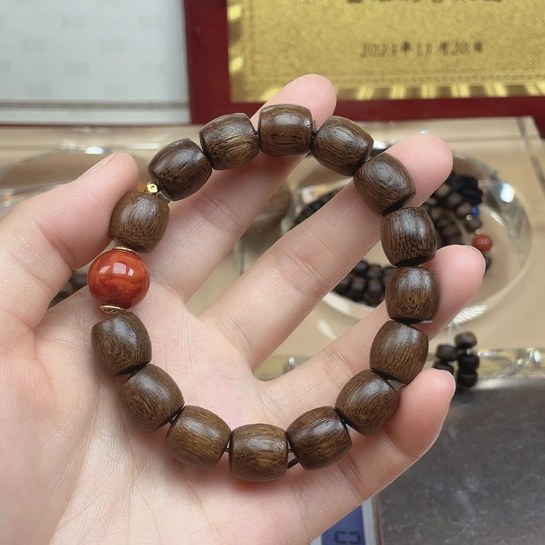 沉香碎屑沉香越南芽庄黄棋楠玉化瘤疤古董料1.2