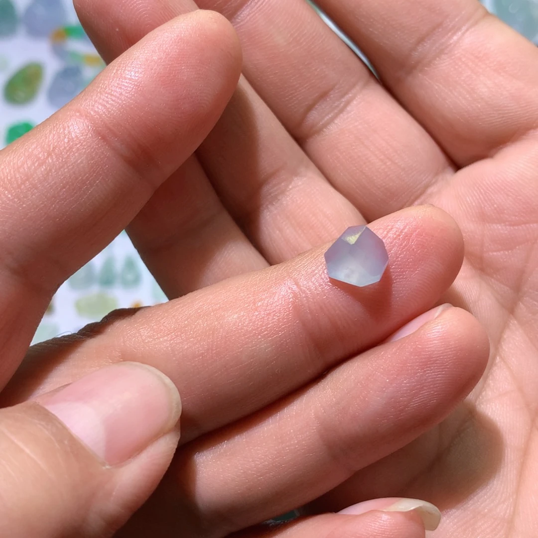 散珠翡翠天然翡翠切割