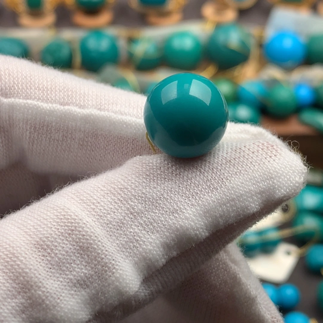 绿松石未镶嵌绿松石12.4mm