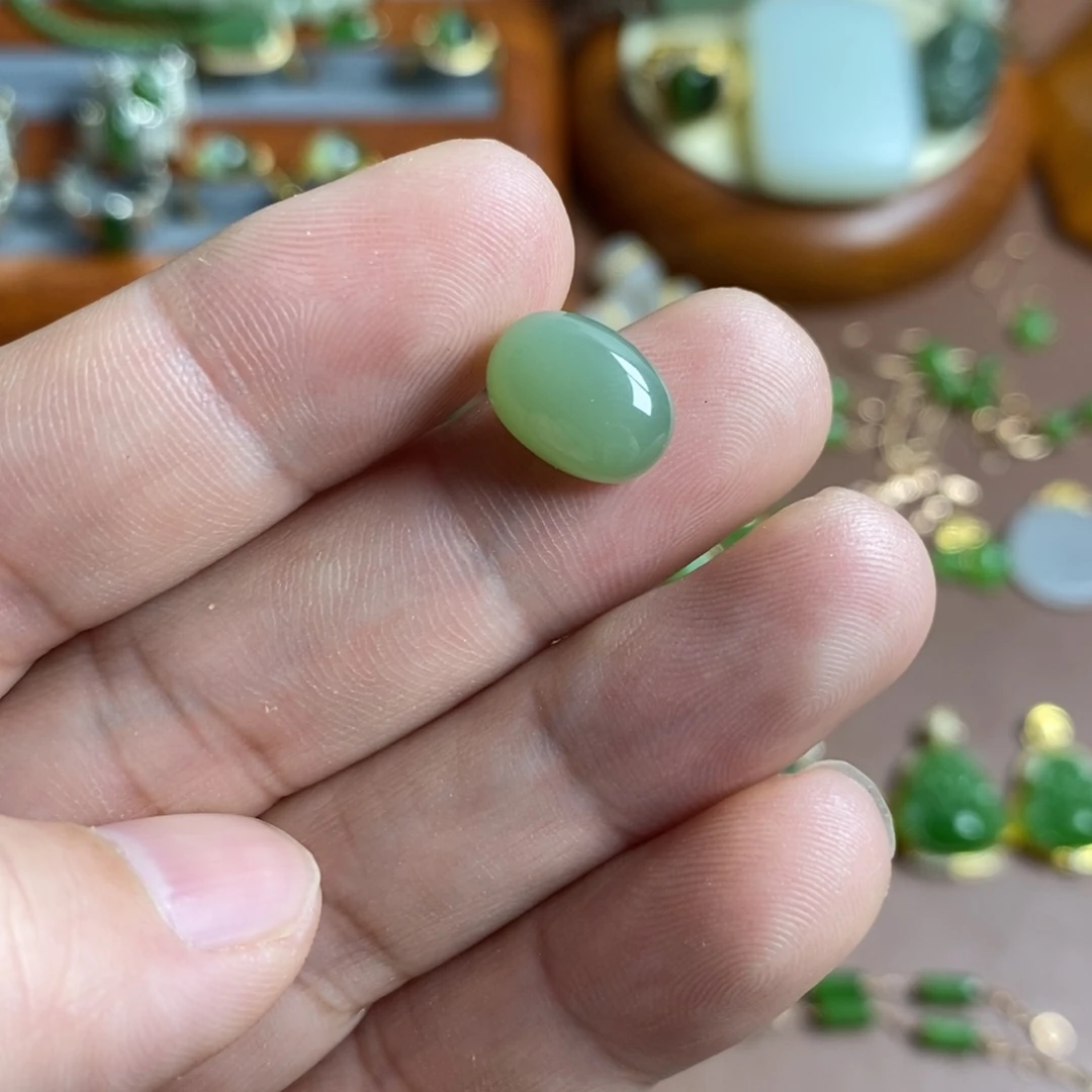 和田玉戒指银S925镶嵌葛*喵定制s925银镶嵌戒指