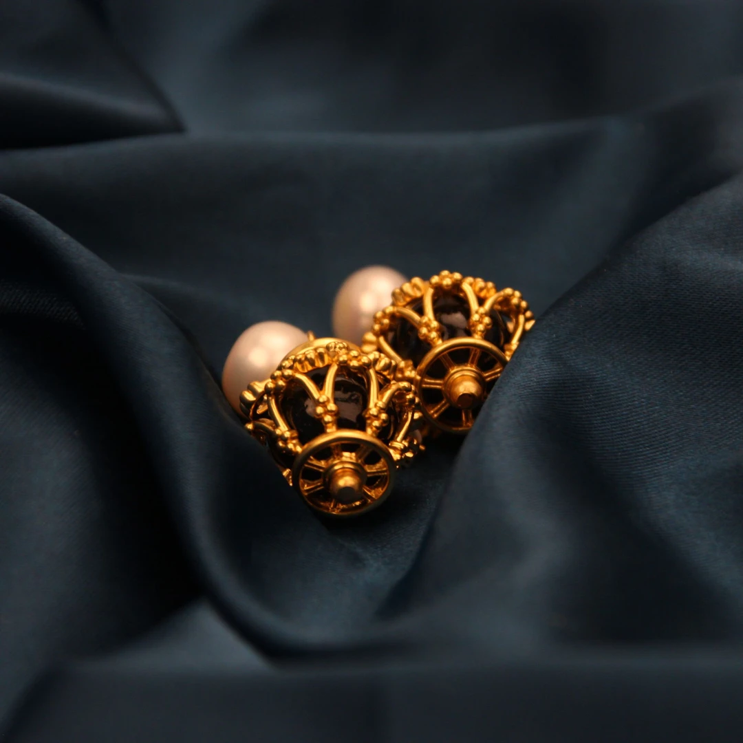 铜合金耳饰 103时尚百搭轻奢气质复古中古款耳饰