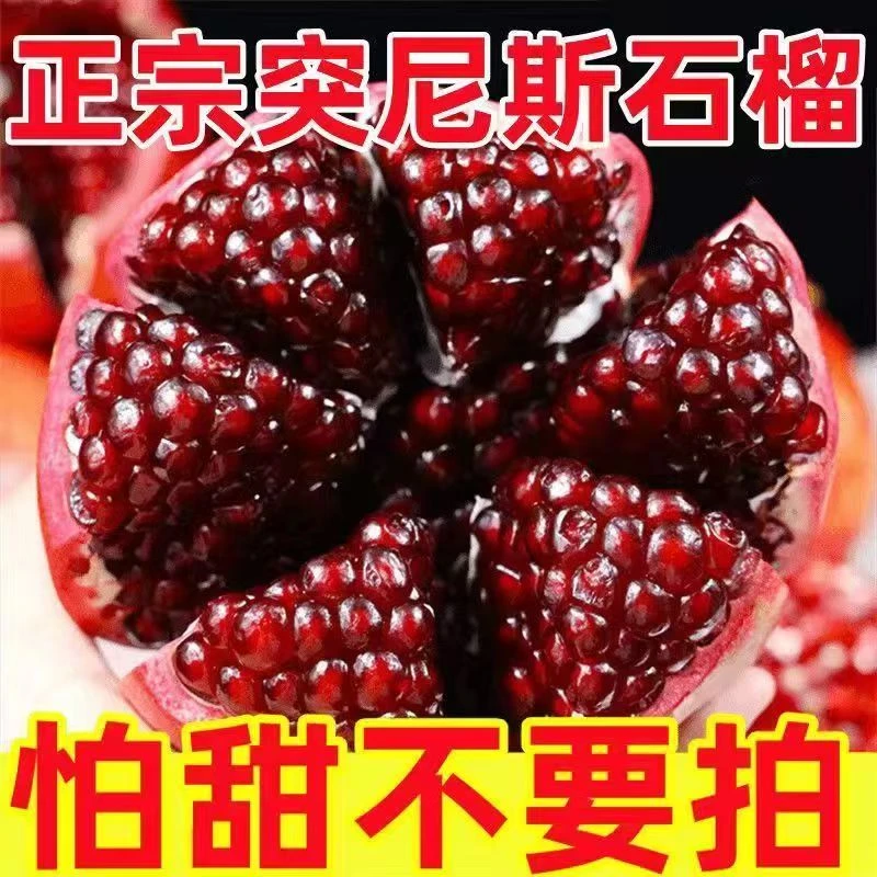 正宗突尼斯软籽石榴现货水果新鲜四川会理孕妇应季水果 五斤装