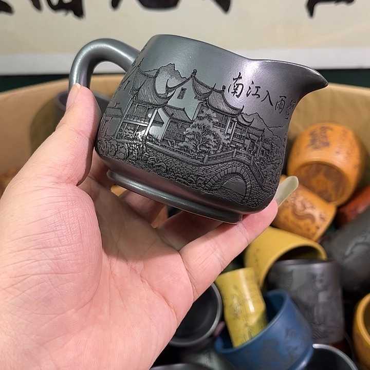 茶杯紫砂全手工紫砂主人杯