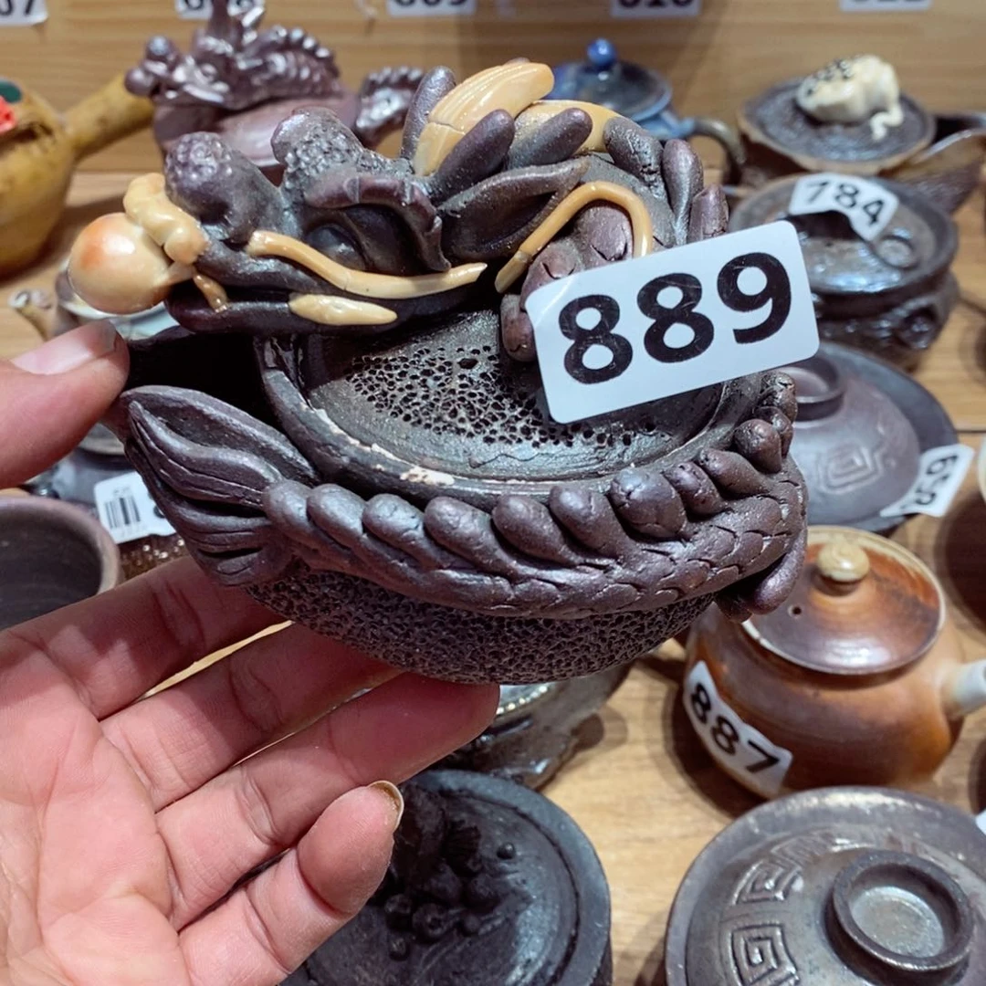 柴烧茶具陶瓷杯子