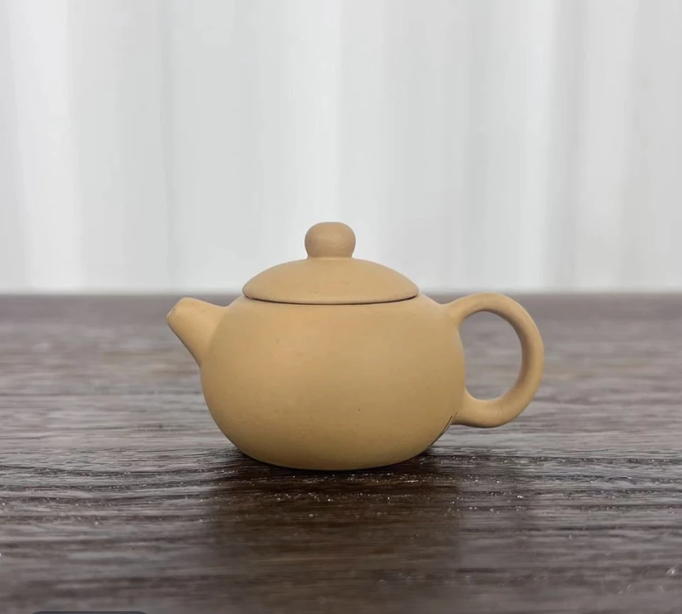 黄泥西施把把壶（摆件）