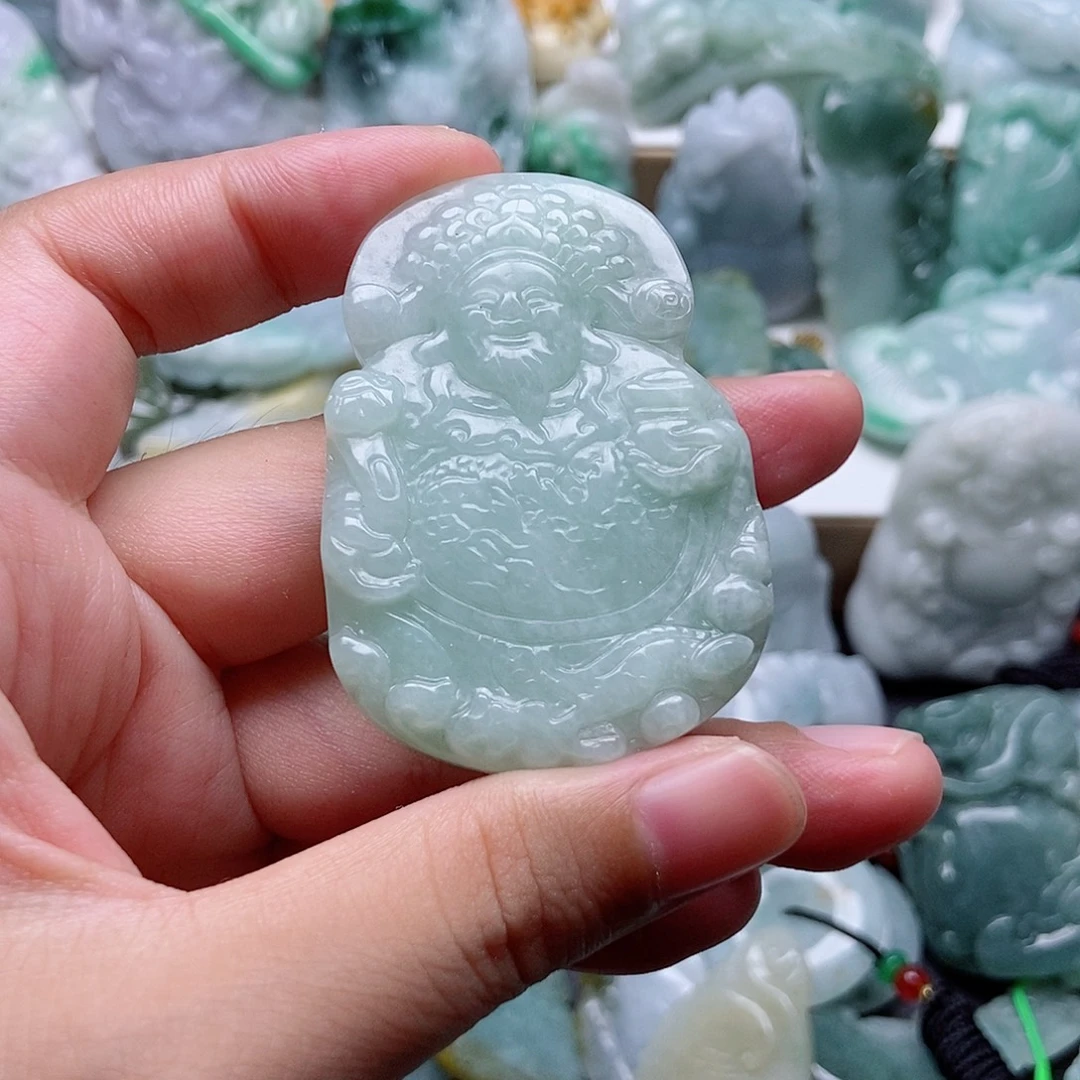 翡翠未镶嵌吊坠(不含链)1