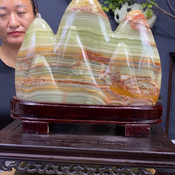 石材精品古青石摆件