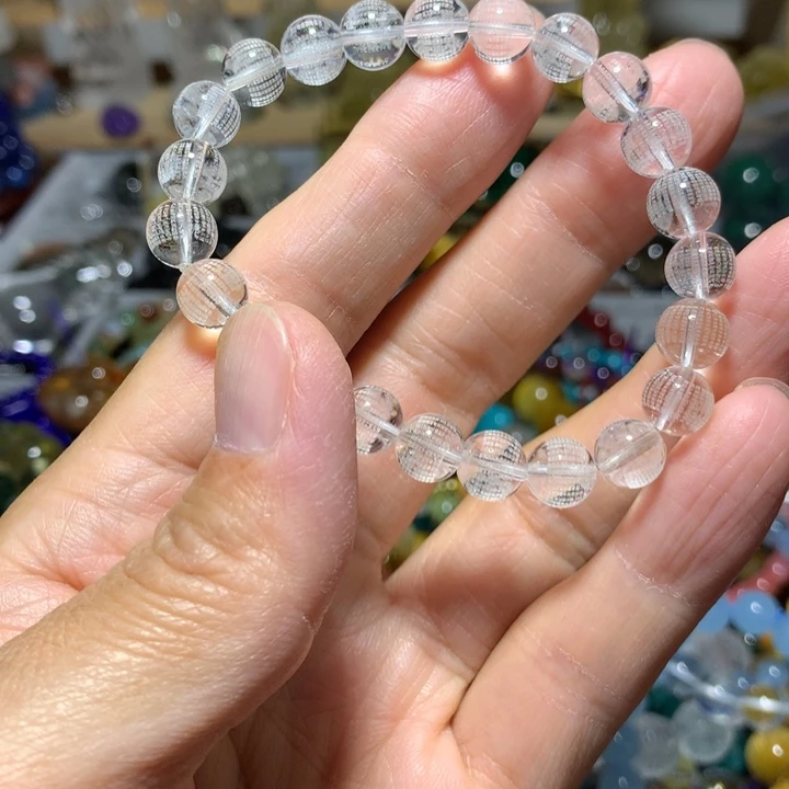 未镶嵌手链水晶8mm心经手串