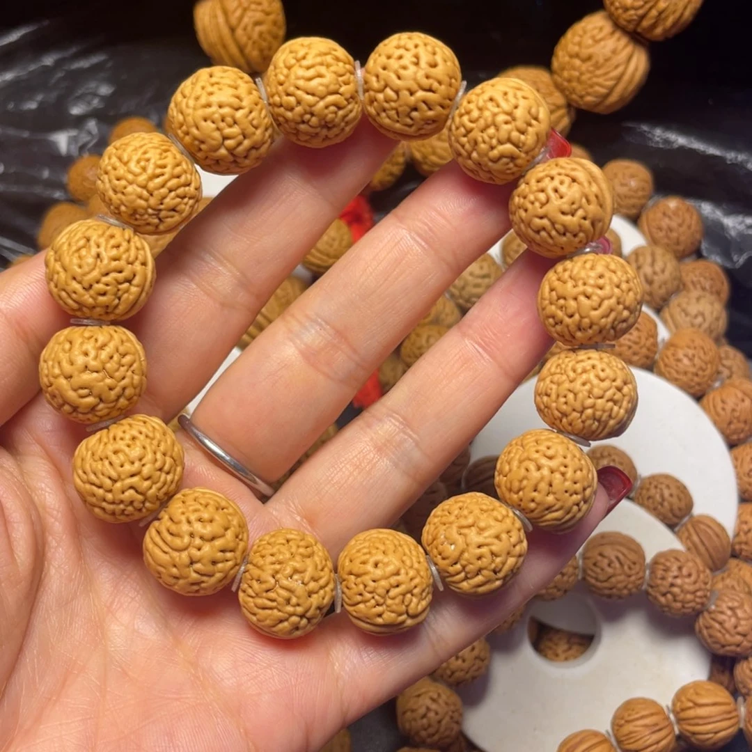 桃木桃核手串17+国核