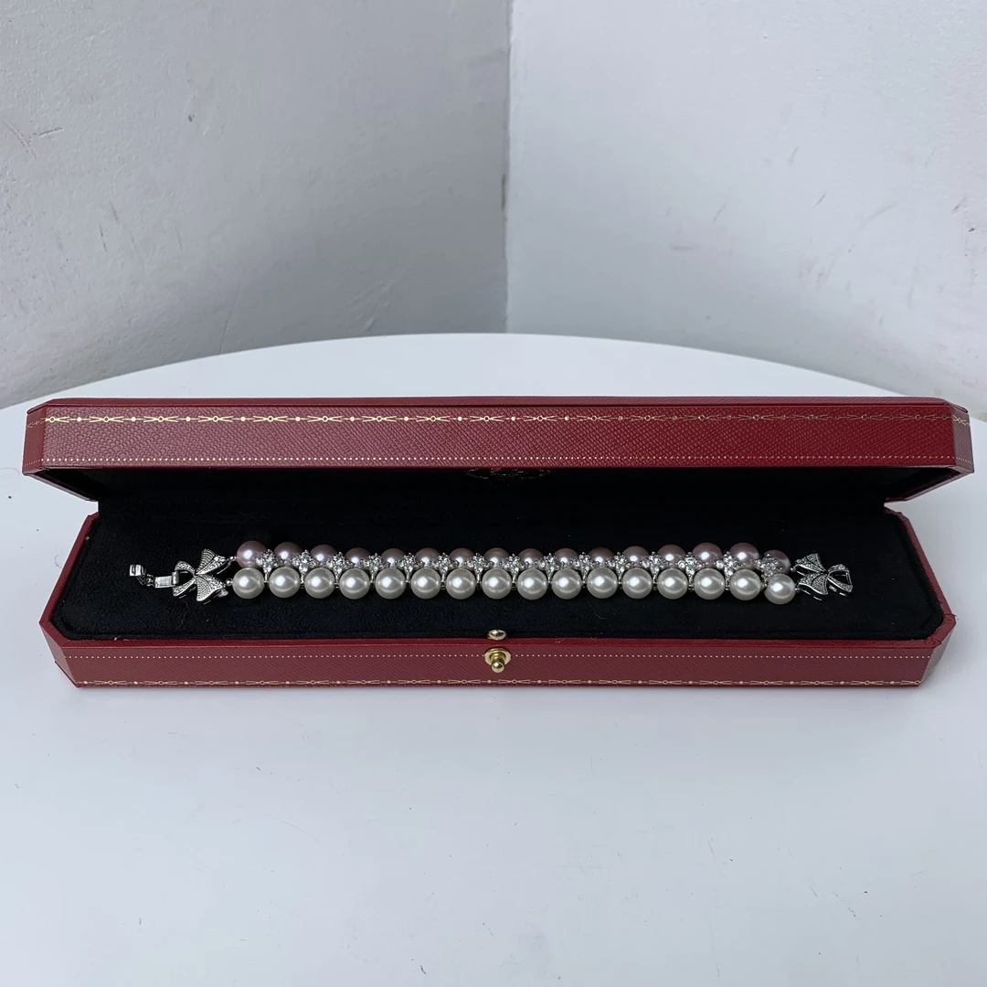 4989【手链】淡粉 时尚优雅女款手链SL