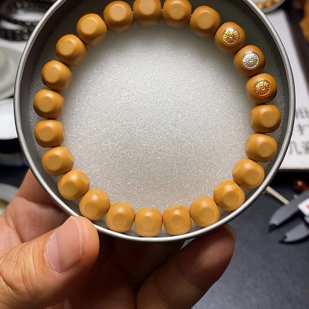 猴头核桃手串全品9左右三标六方51号