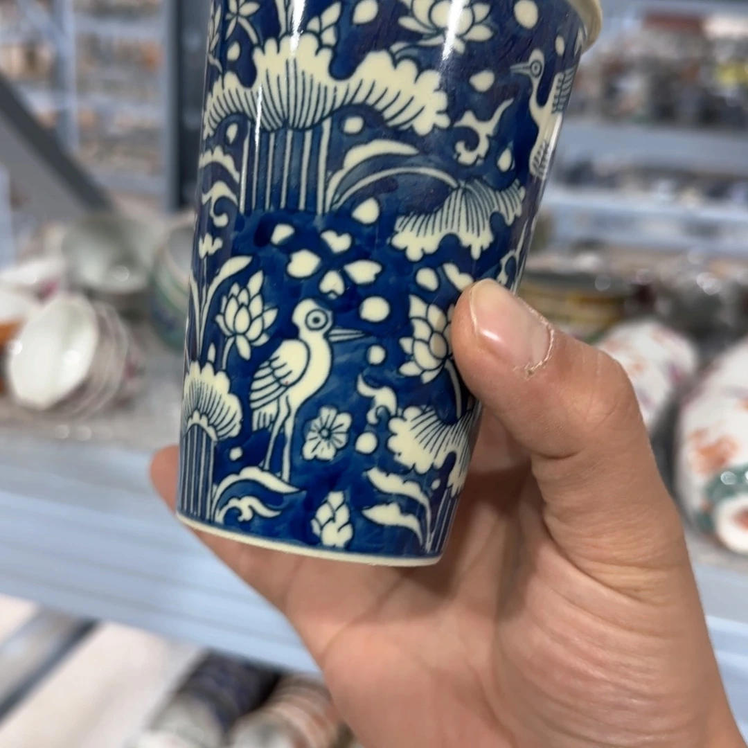 瓷片摆件手绘瓷器全部处理了吧