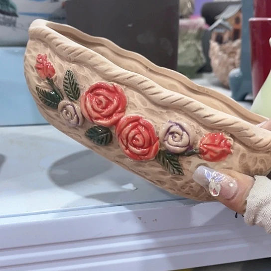 陶瓷外贸尾货多肉绿植陶瓷花盆