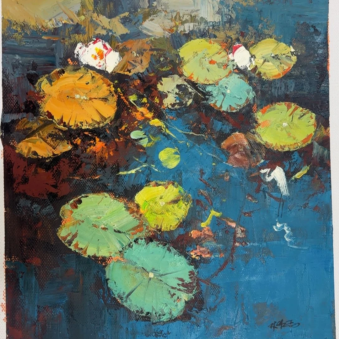 油画加油加油努力加油加油