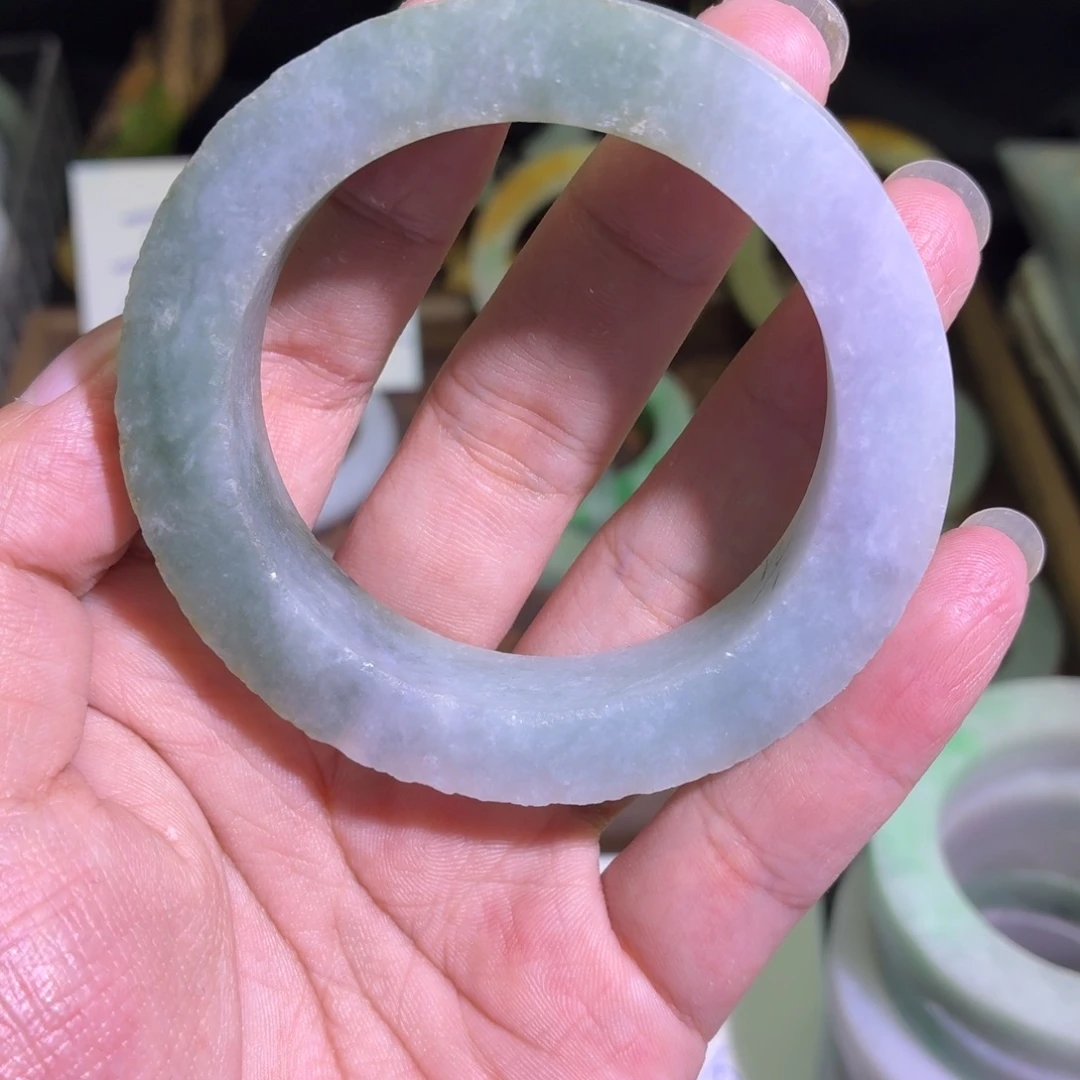 定制翡翠未镶嵌缅甸翡翠A货手镯毛胚定制