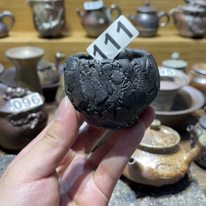 手工制作柴烧茶杯111