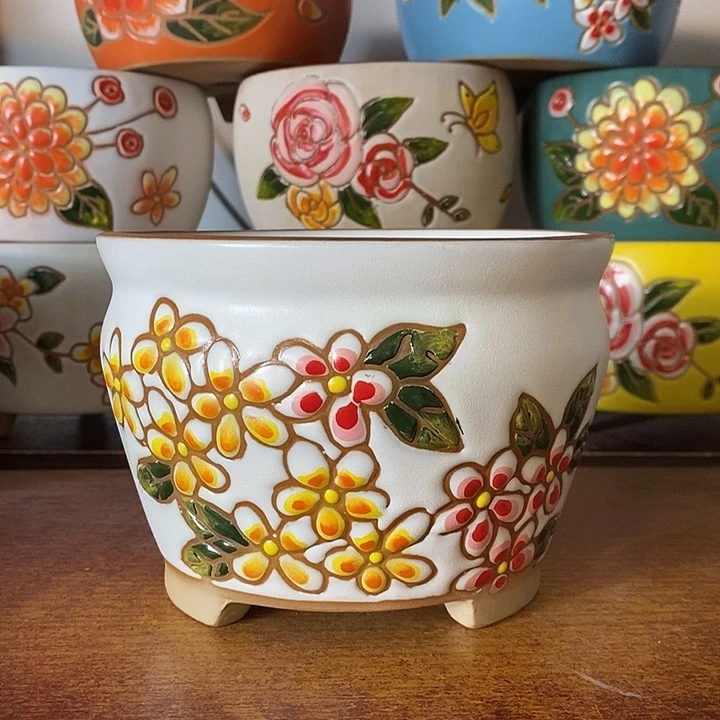 外14内13高10.5左右，纯手工制作，一单包邮