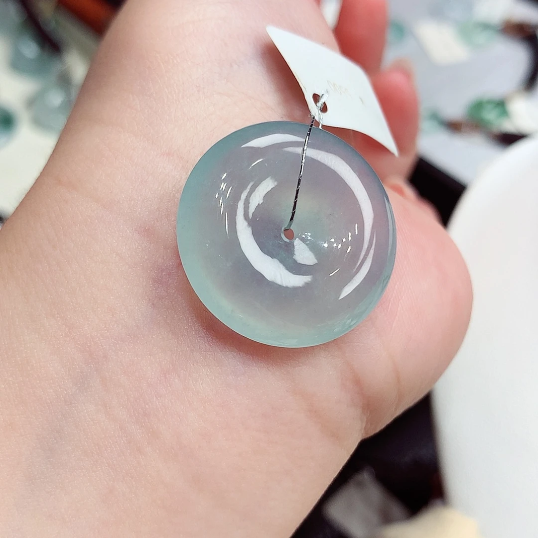 翡翠未镶嵌颈饰翡翠87，25.3/5.9