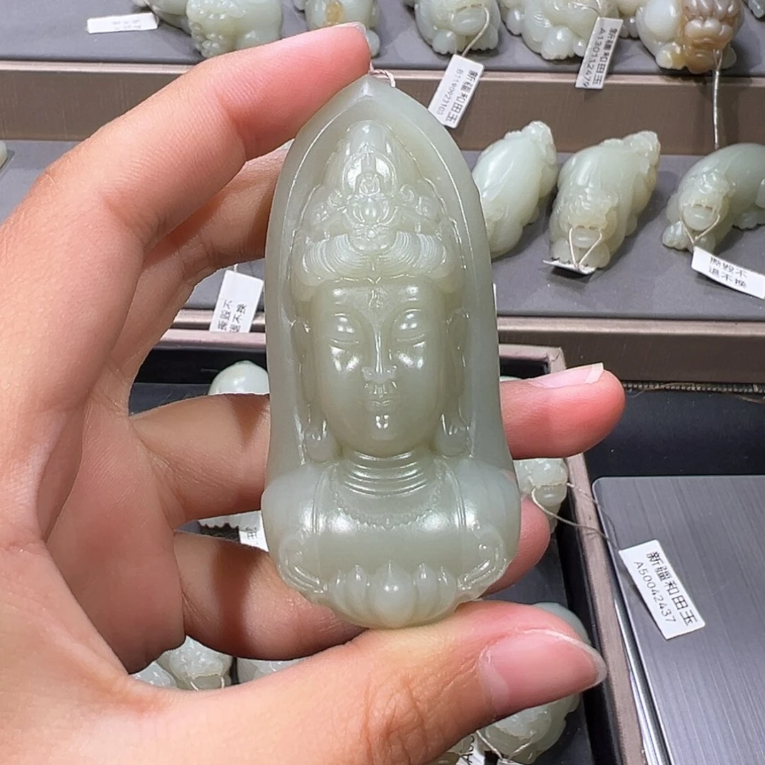 和田玉挂件未镶嵌烎*