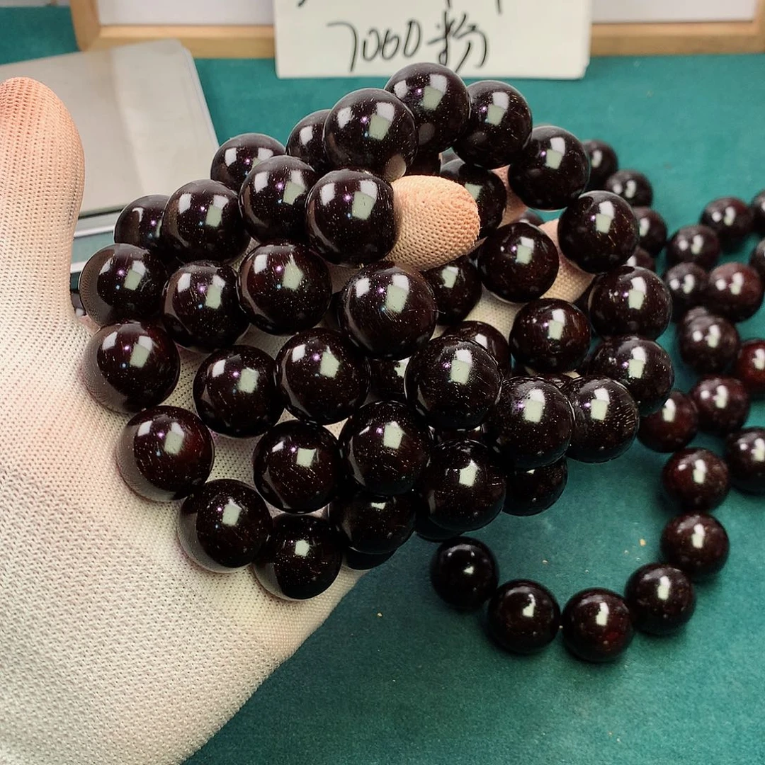檀香紫檀（小叶紫檀）手串/手链20帝王泥爆星超高密度无敌