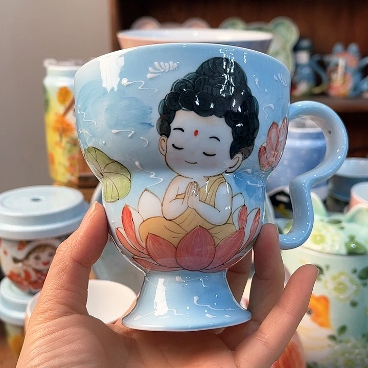 陶景德镇釉下手绘陶瓷