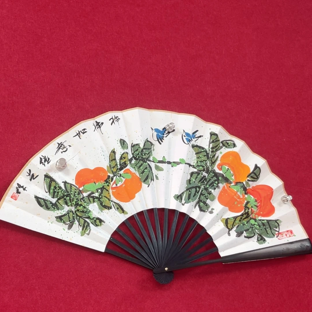 开***9国画戴继光老师扇子冯