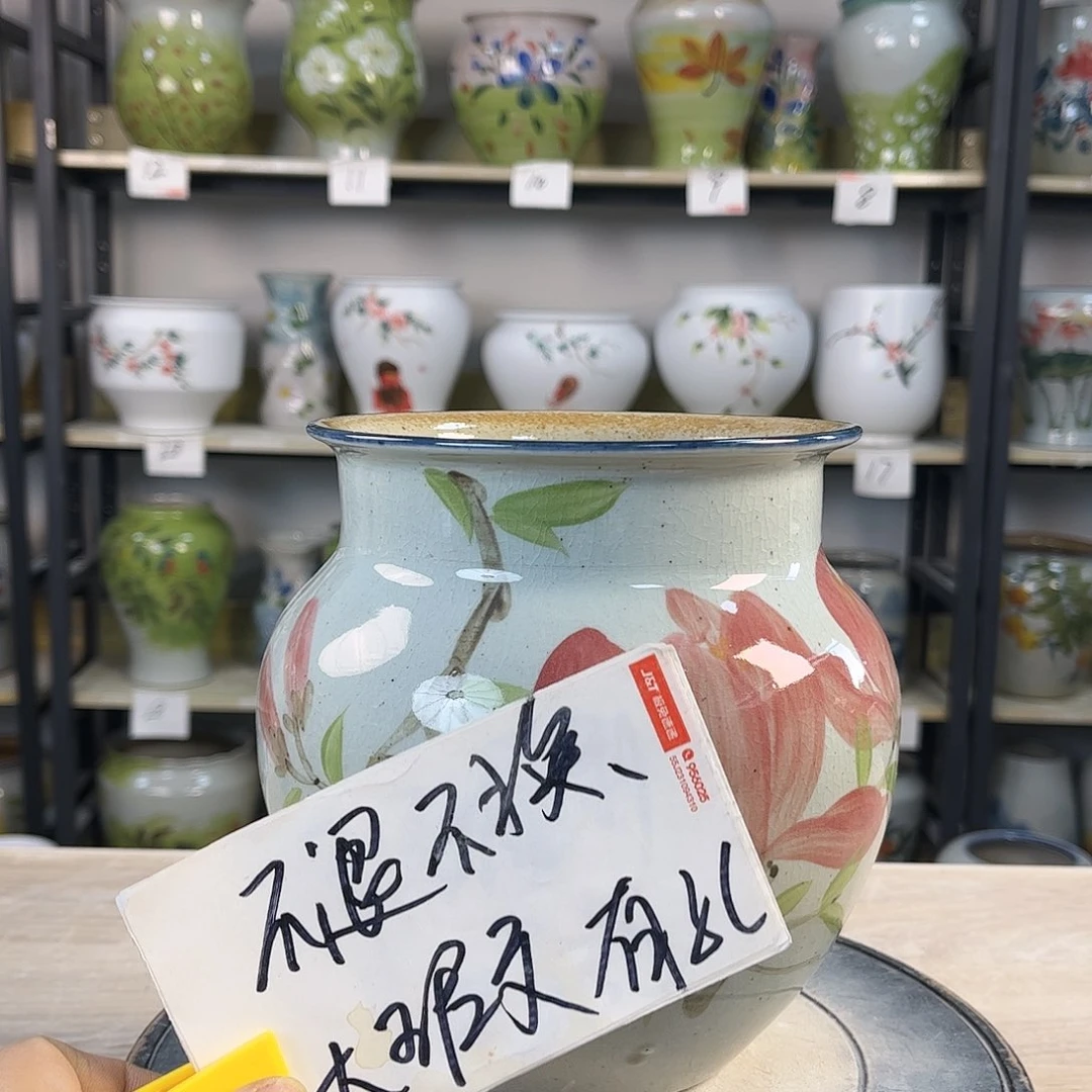 罐山*海1xc景德镇陶瓷花盆