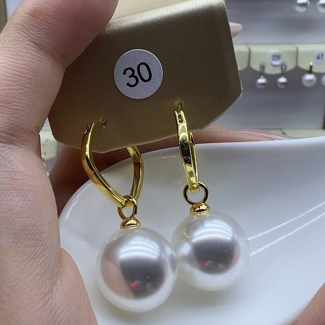 未镶嵌淡水珍珠耳饰