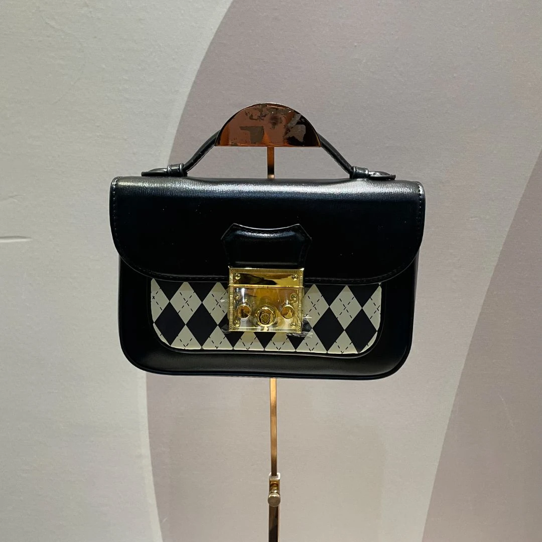 新款时尚百搭女士小众单肩斜挎包2560