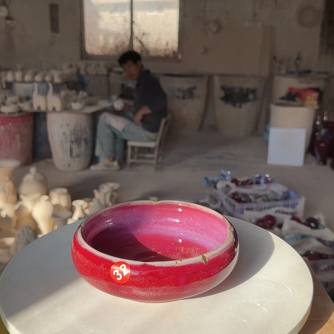 陶摆件郑家钧瓷摆件微瑕