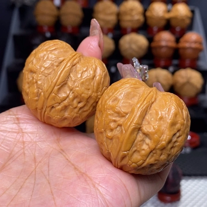 文玩核桃把件寿星元宝26号