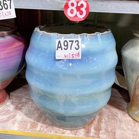 红陶景德镇花盆手工艺品