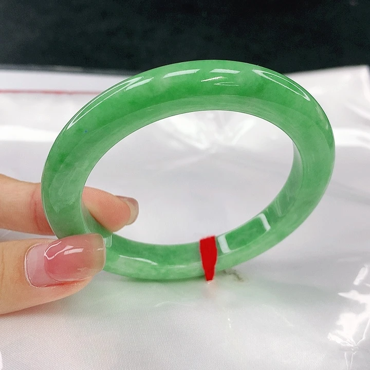 翡翠未镶嵌手镯圈54.6，50111