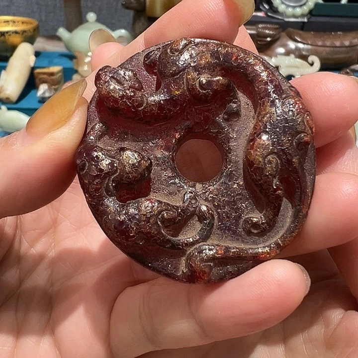 琥珀未镶嵌颈饰挂件