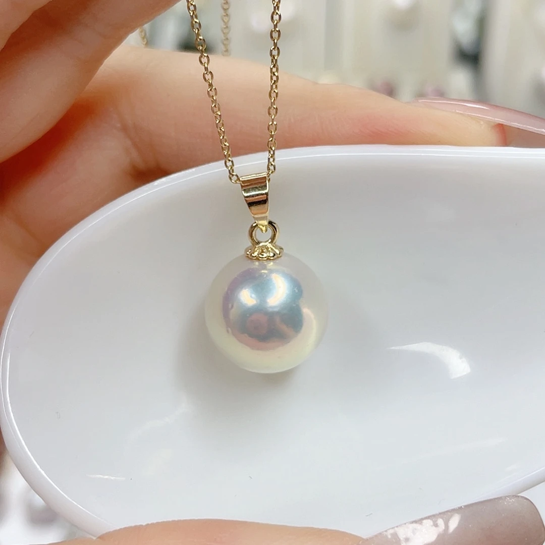 淡水珍珠合金吊坠(赠链)12