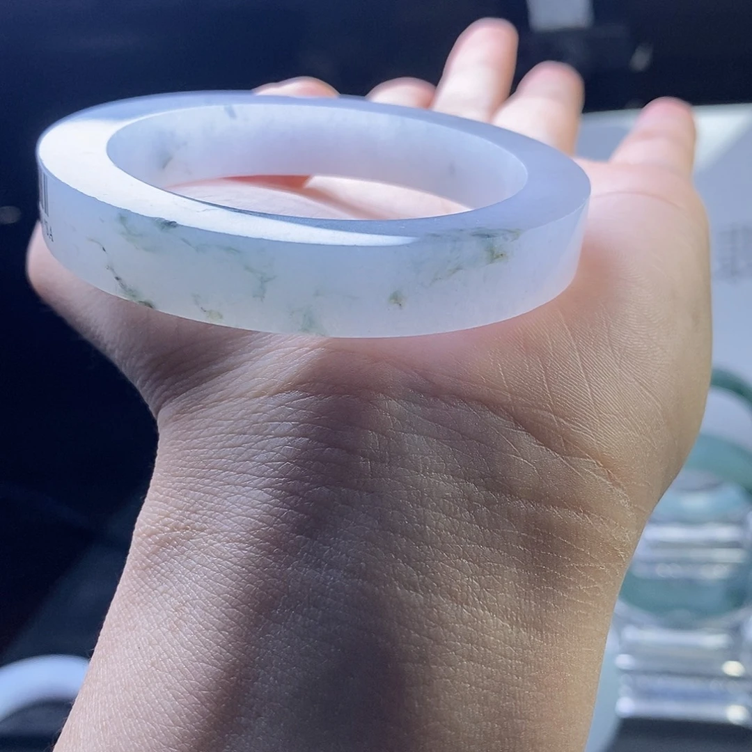 公***墨定制翡翠未镶嵌毛胚发一个
